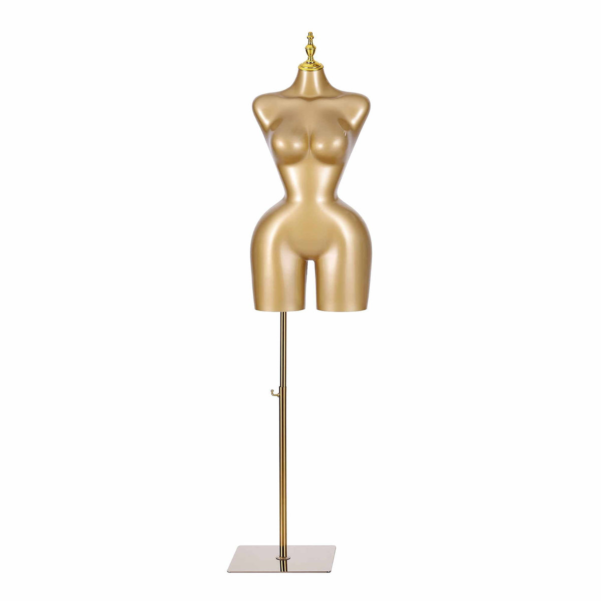 Embellir Female BBL Mannequin, Adjustable Dress Form Dummy Model Clothes Display, Gold — product image 4 of 9