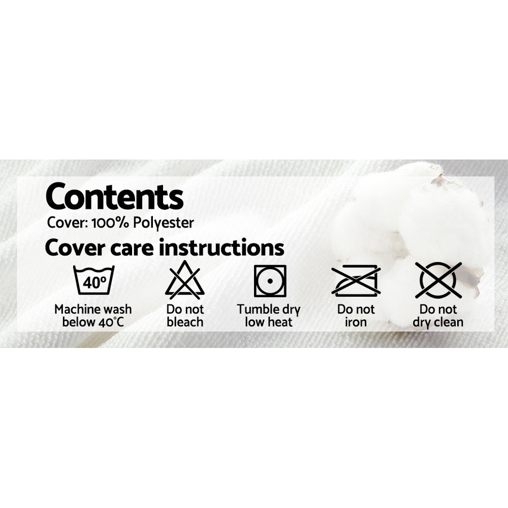 Giselle Bedding Shredded Memory Foam Pillows – 2-Pack – 19cm – supplier photo 6 of 8