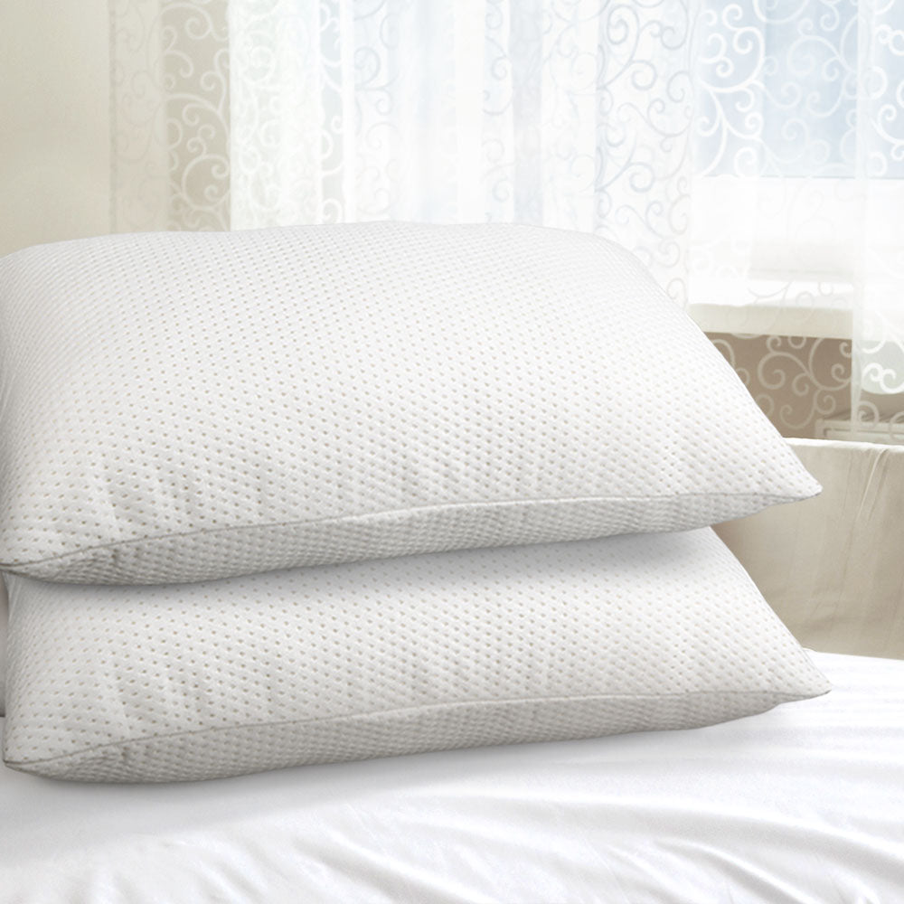 Giselle Bedding Shredded Memory Foam Pillows – 2-Pack – 19cm – supplier photo 1 of 8