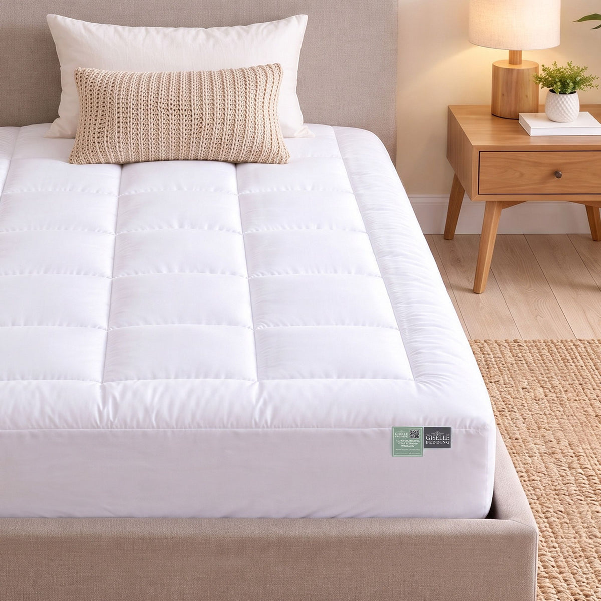 Giselle 5cm Single Memory Foam Mattress Topper Pillow Top with Gel Foam – supplier product image 1 of 8