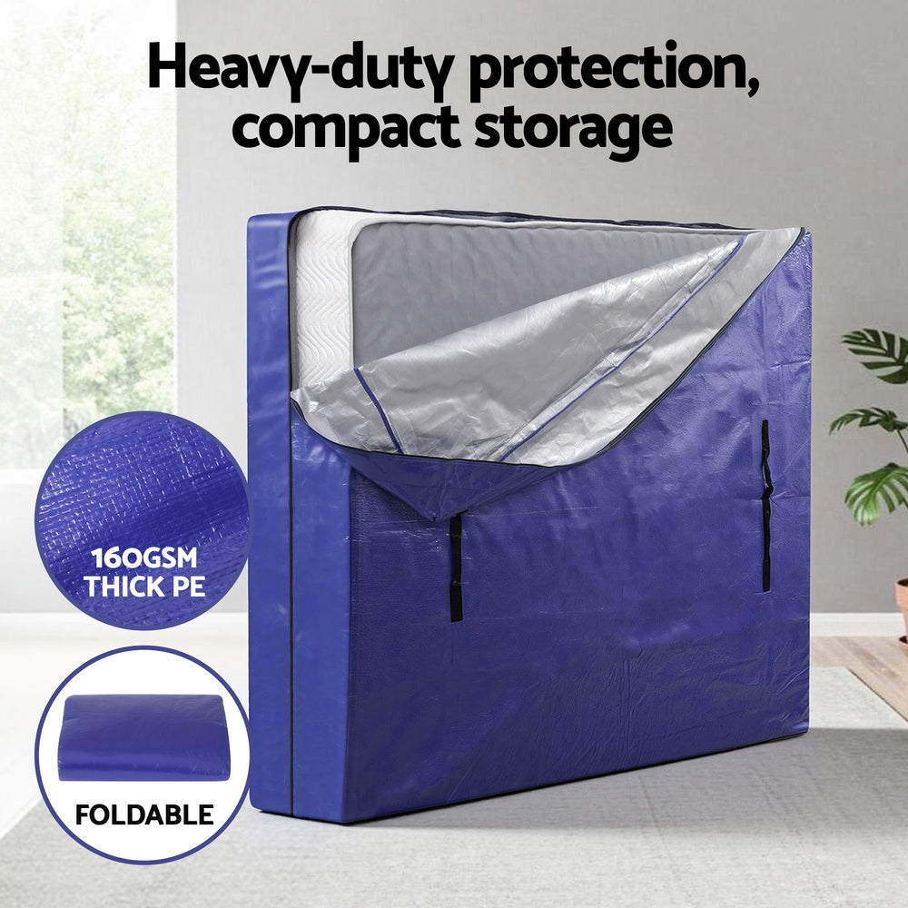 Artiss Waterproof Mattress Moving & Storage Bag – Queen