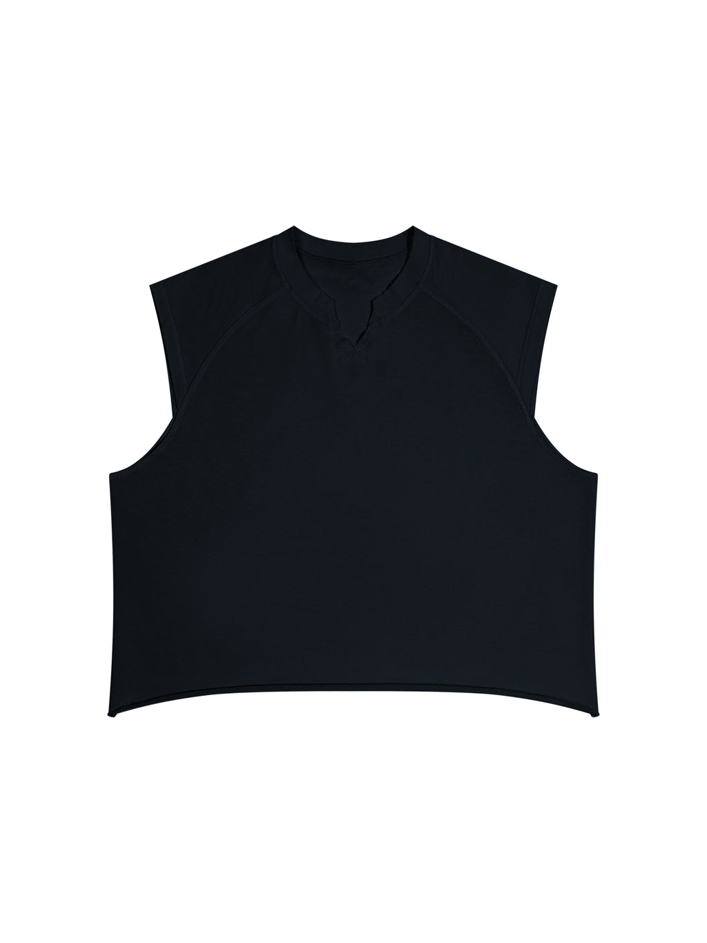 Men’s Boxy Raw Hem Tank Top 14