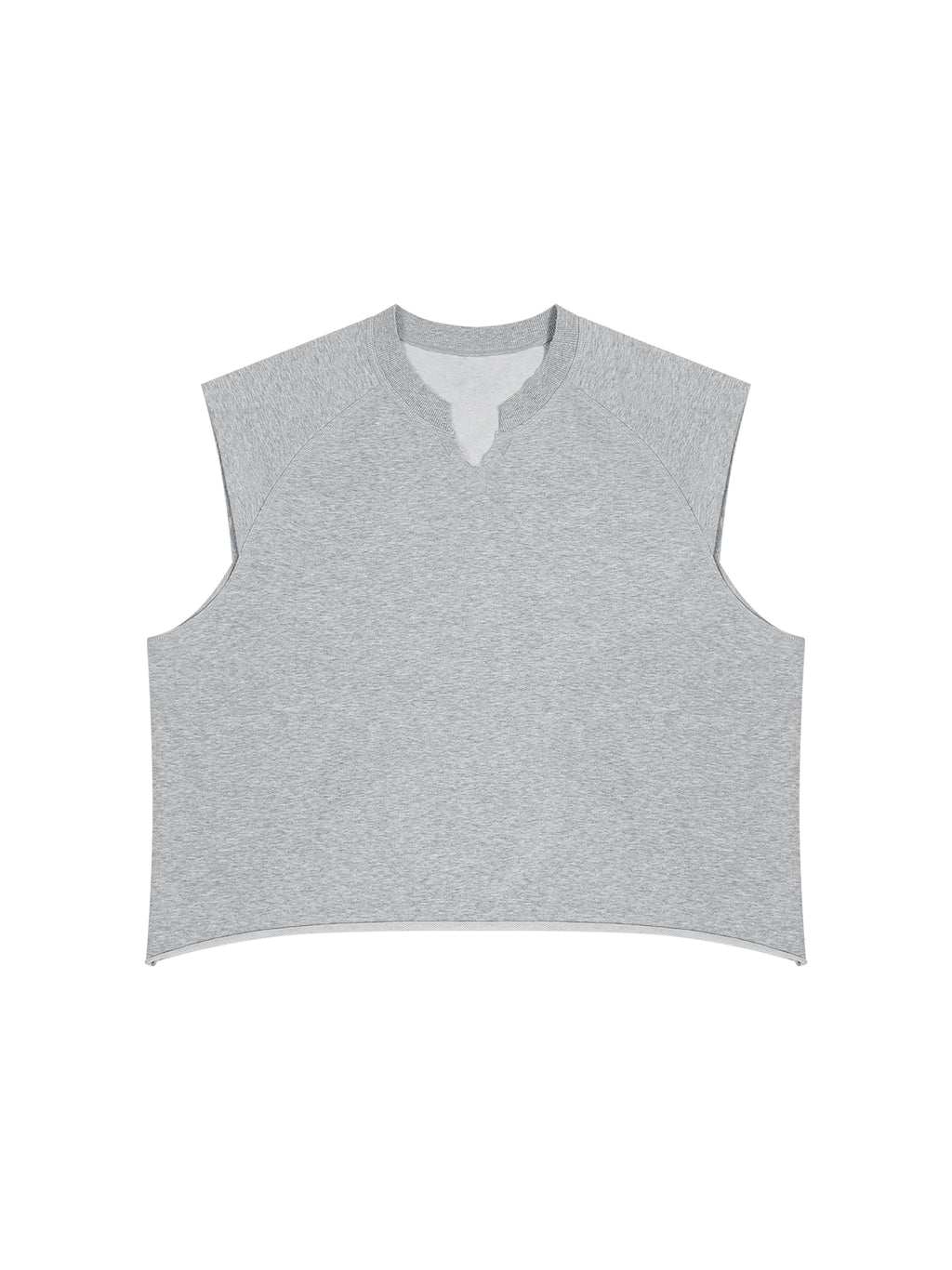 Men’s Boxy Raw Hem Tank Top 16