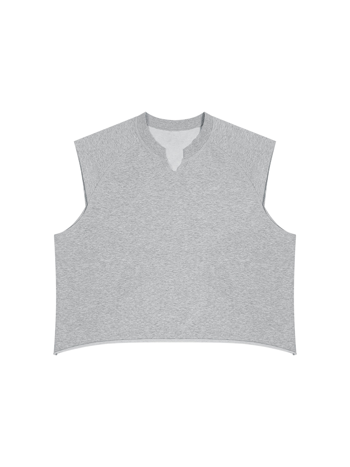 Men’s Boxy Raw Hem Tank Top 16