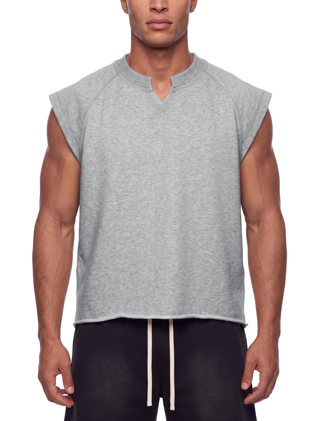 Men’s Boxy Raw Hem Tank Top 3