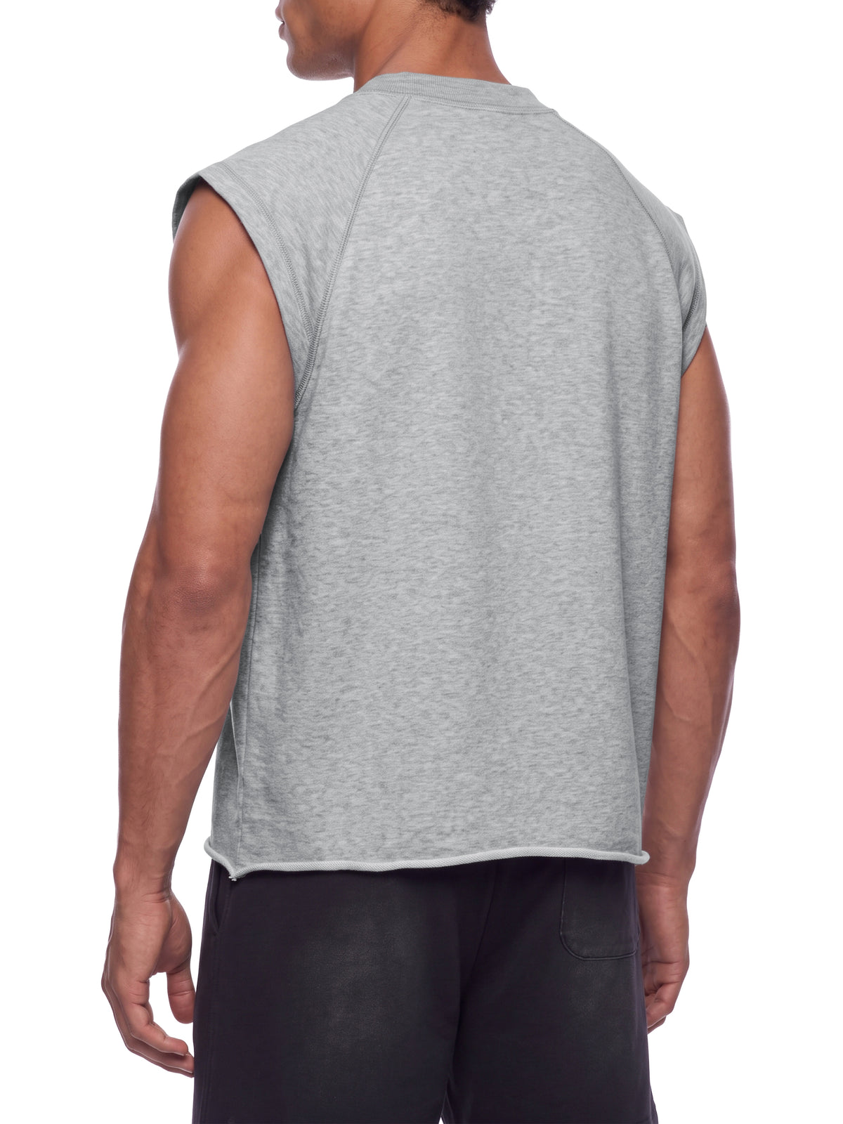 Men’s Boxy Raw Hem Tank Top 5