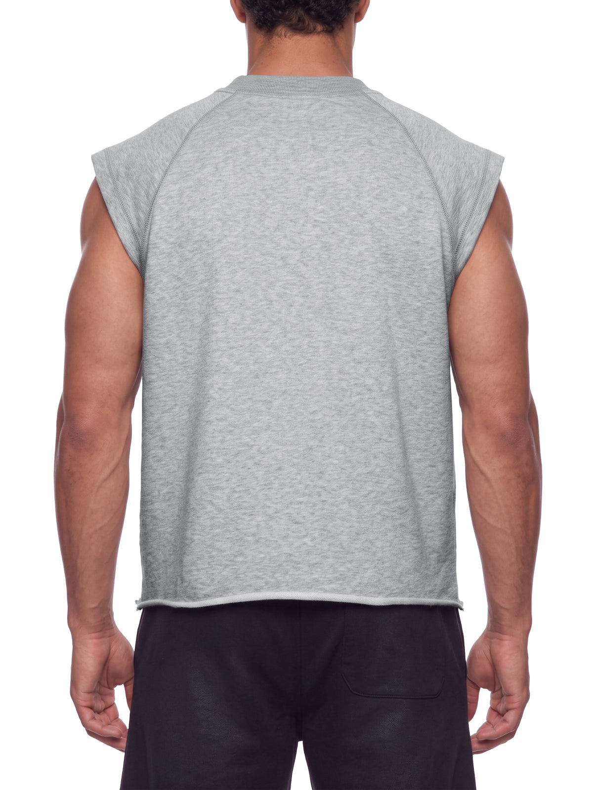 Men’s Boxy Raw Hem Tank Top 6