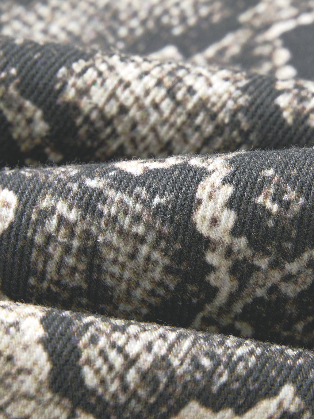Men's Snake Print Barrel Leg Pants 12
