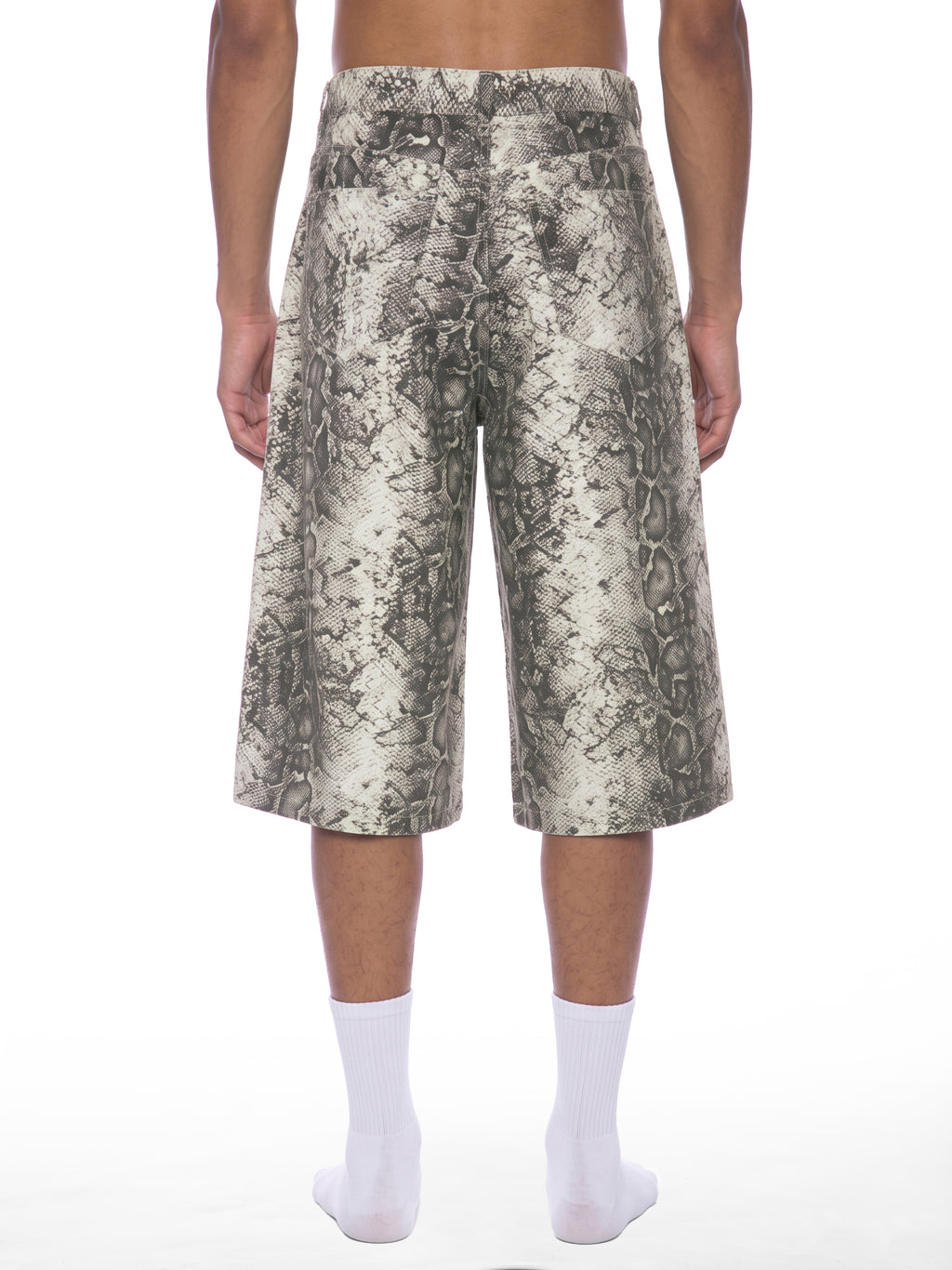 Men's Snake Print Shorts 6