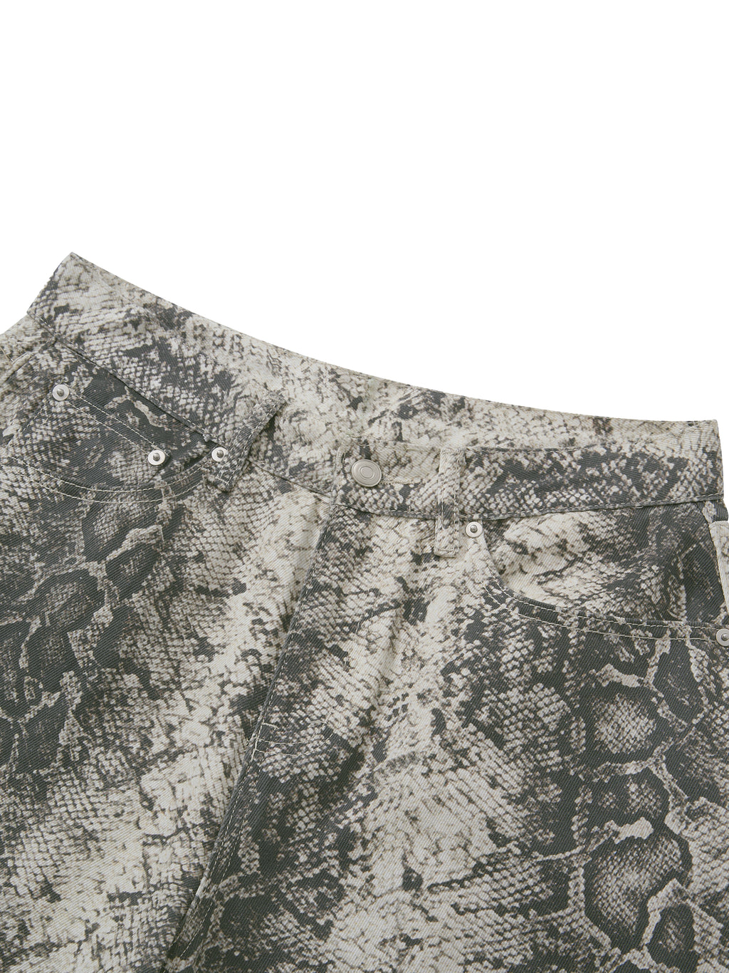 Men's Snake Print Shorts 8