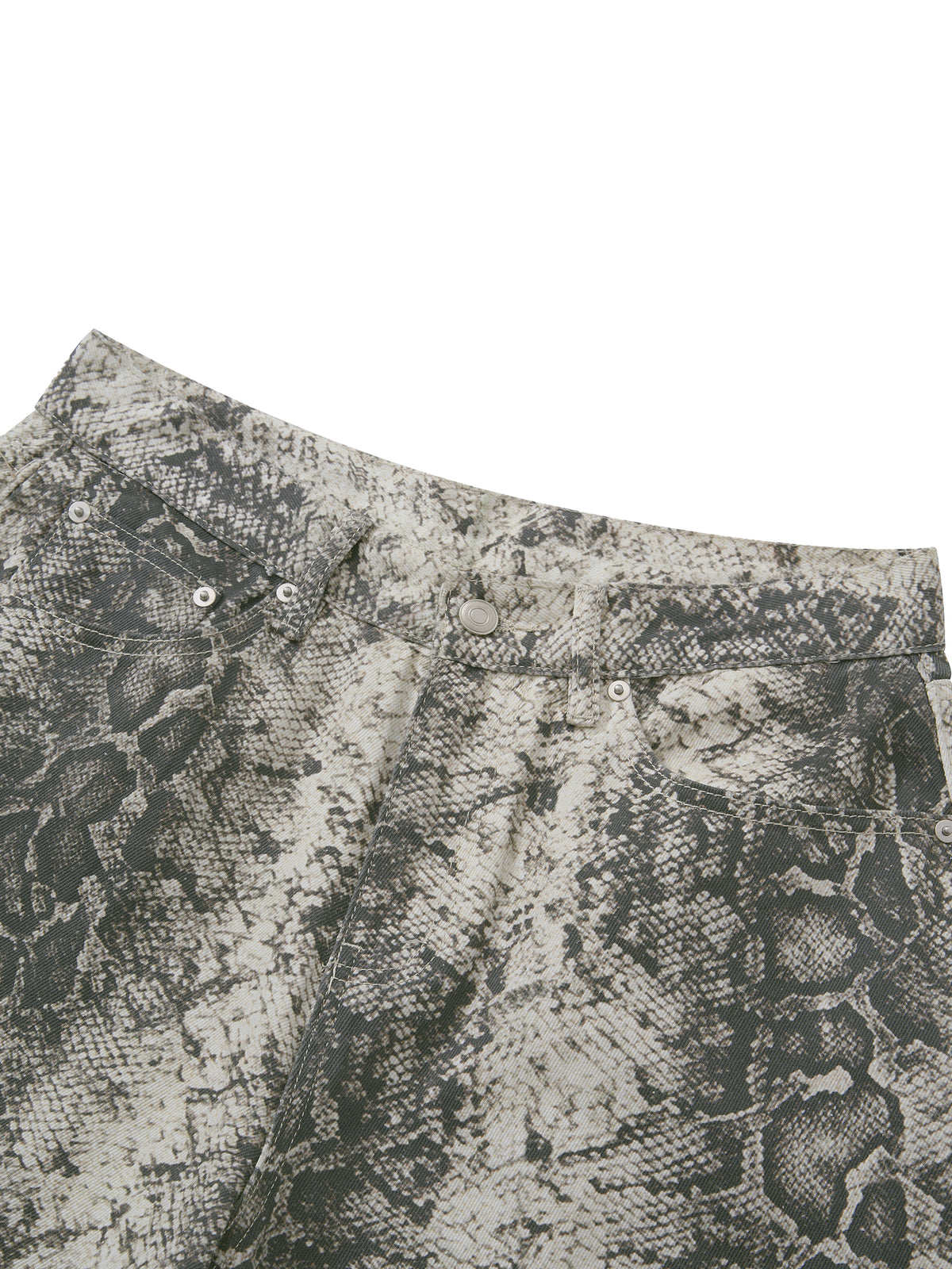 Men's Snake Print Shorts 8