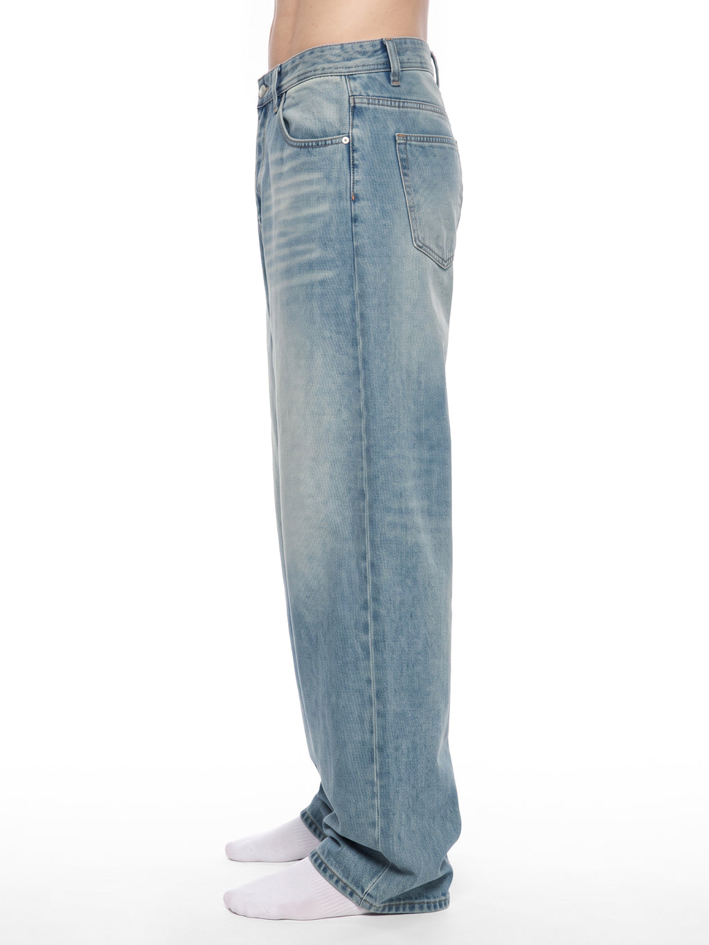Men’s Vintage Wash Denim Jeans 4