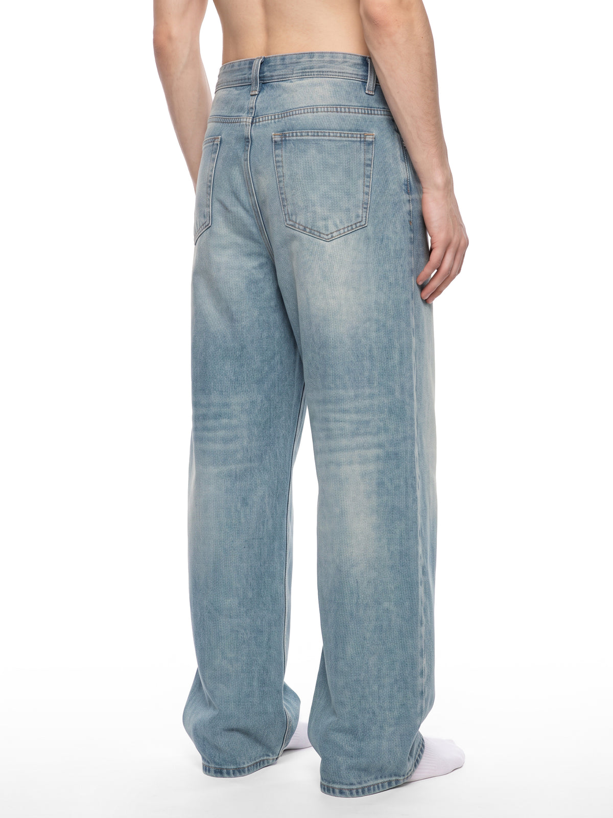 Men’s Vintage Wash Denim Jeans 5