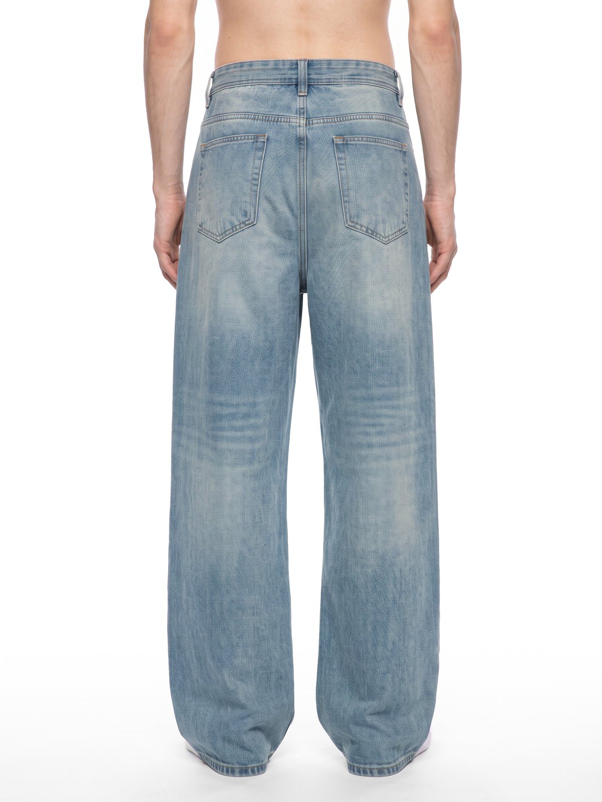Men’s Vintage Wash Denim Jeans 6