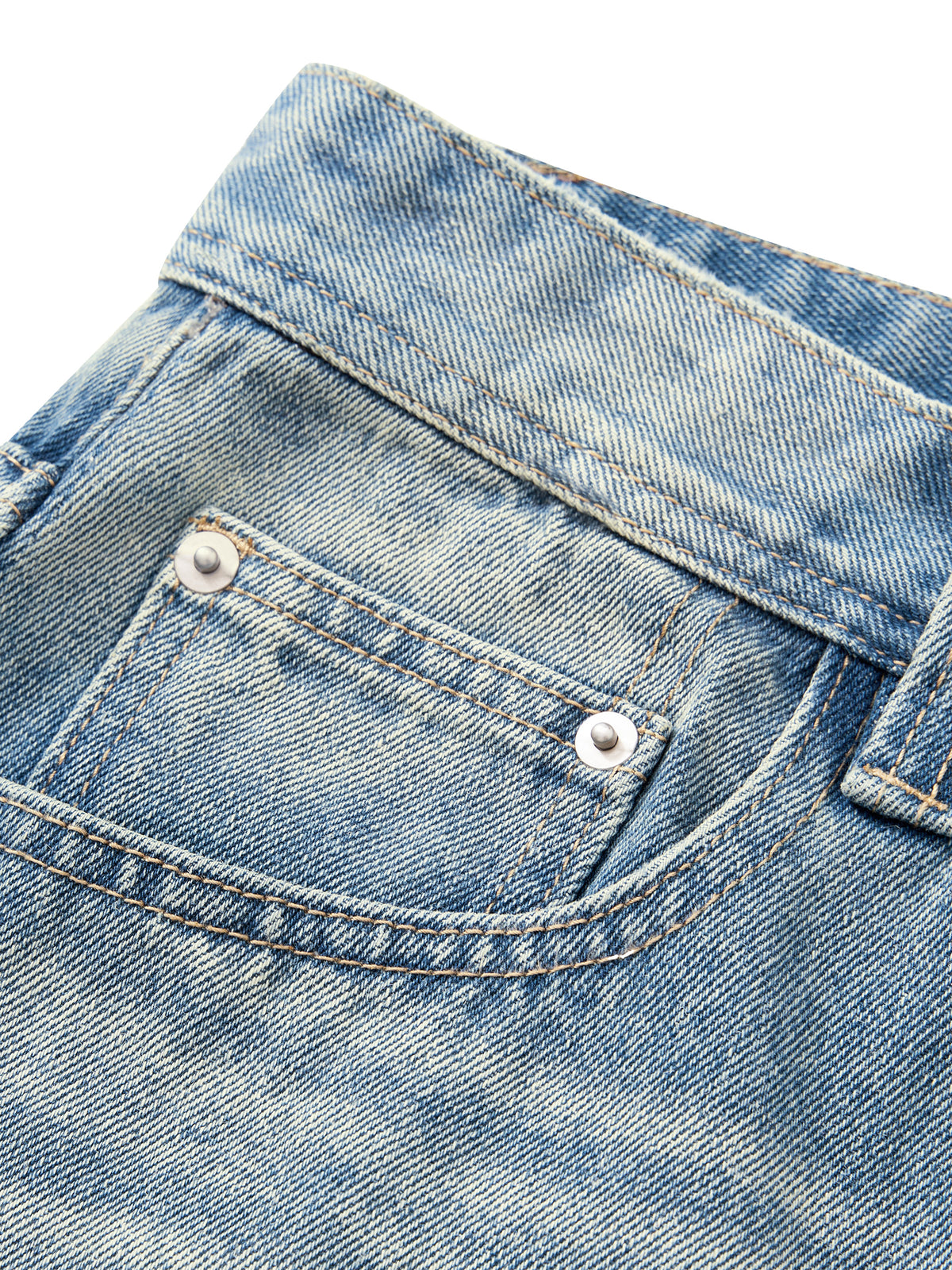 Men’s Vintage Wash Denim Jeans 9