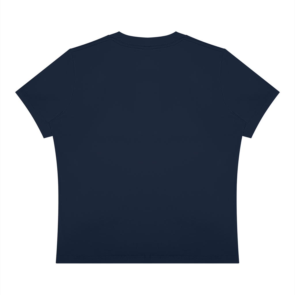 Women are Simple Women's Sorona Crewneck T-Shirt - Navy Blue back