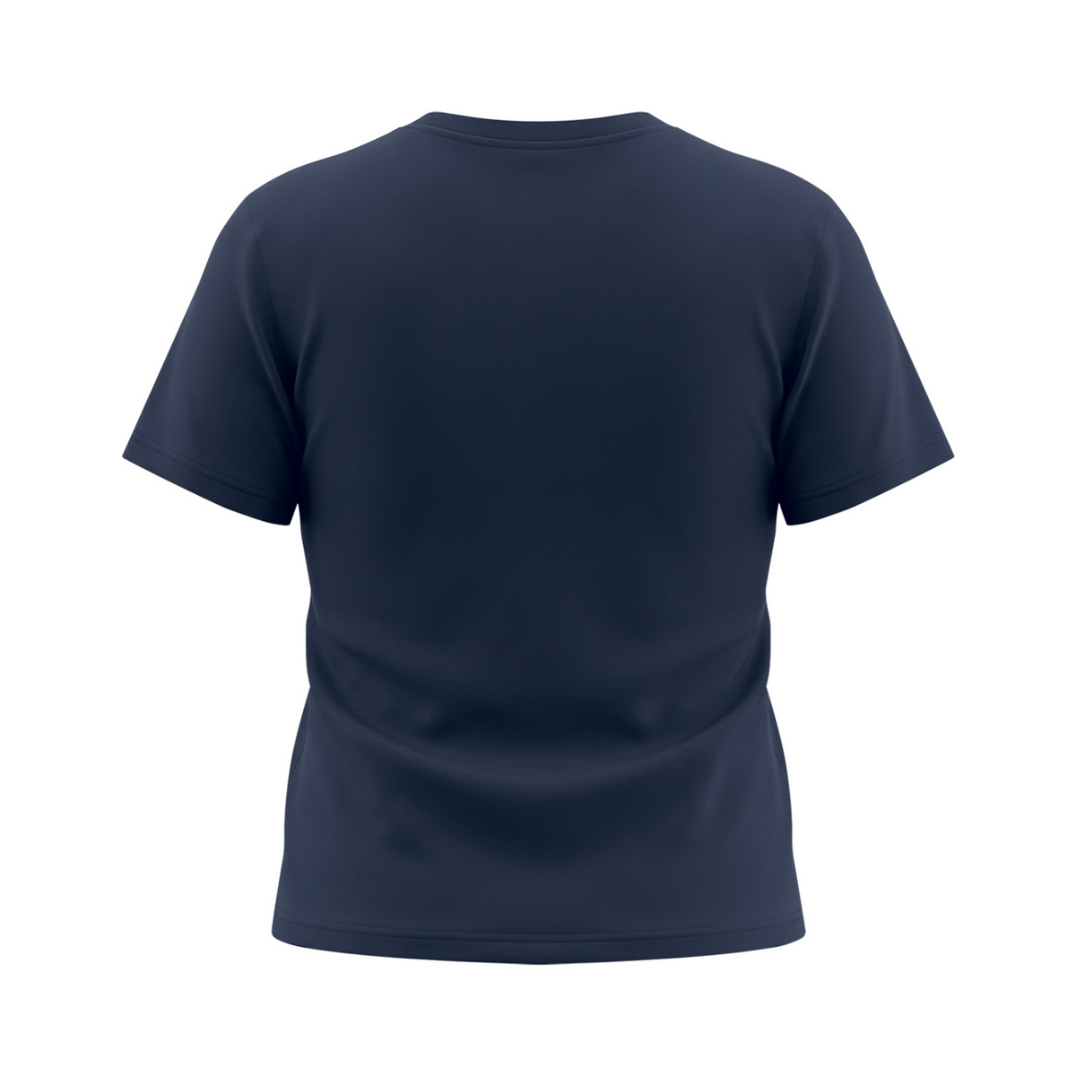 Women are Simple Women's Sorona Crewneck T-Shirt - Navy Blue back mockup