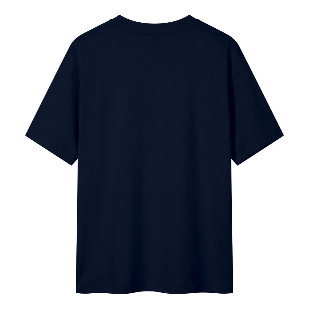 Navy Blue T-Shirt back mockup