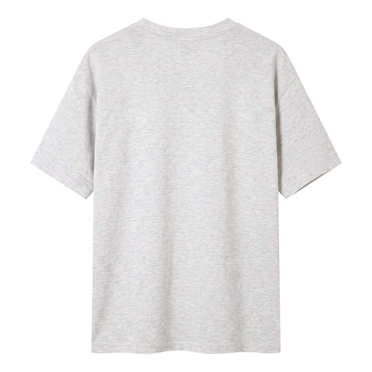Oat Gray T-Shirt back mockup