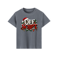 Off Script Christmas Women's Graphic T-Shirt – Gray front mockup