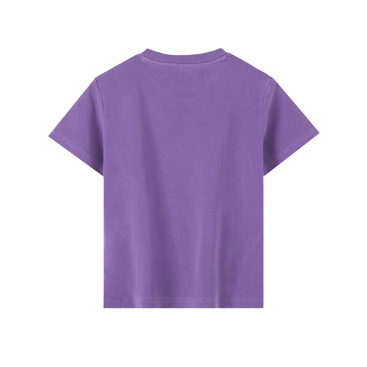Off Script Christmas Women's Graphic T-Shirt – Purple back mockup