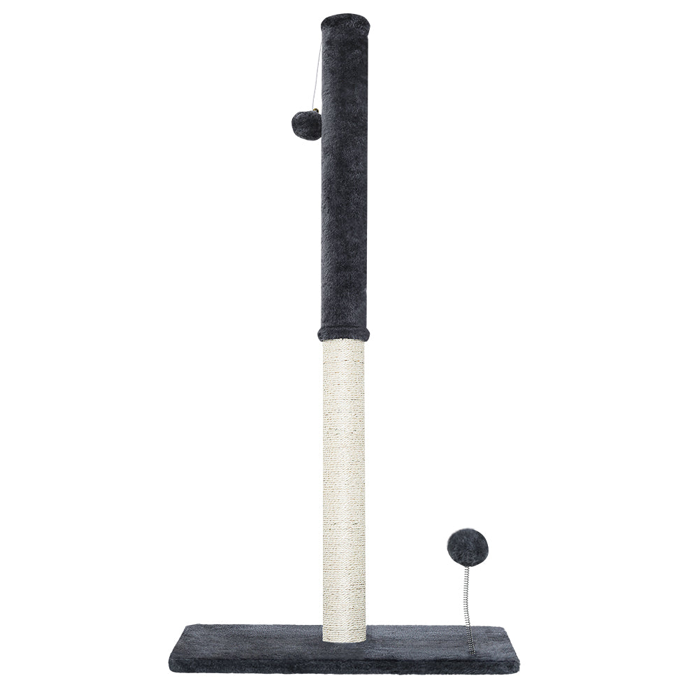 i.Pet 105 cm Cat Tree with Scratching Posts - Grey - product photo 3 of 7