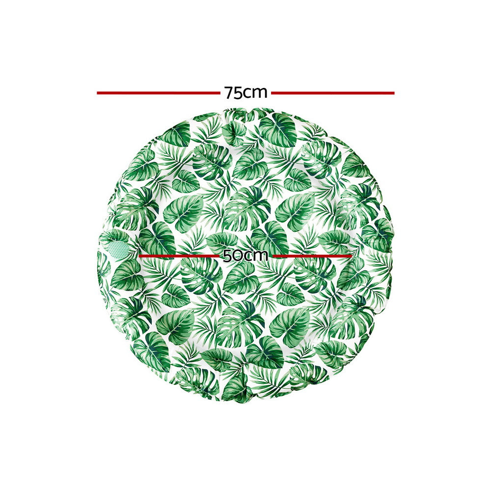 i.Pet Round Gel Cooling Mat for Pets, Green, 75 cm
