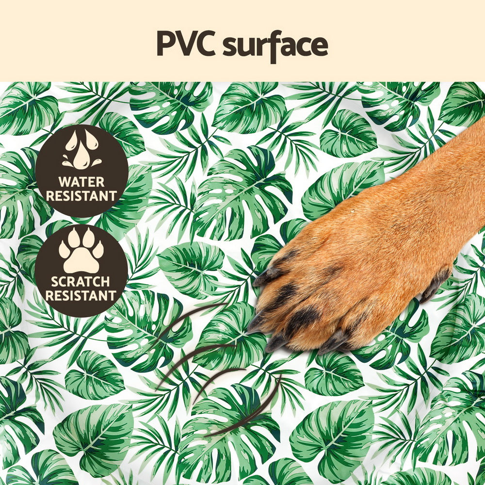 i.Pet Round Gel Cooling Mat for Pets, Green, 75 cm