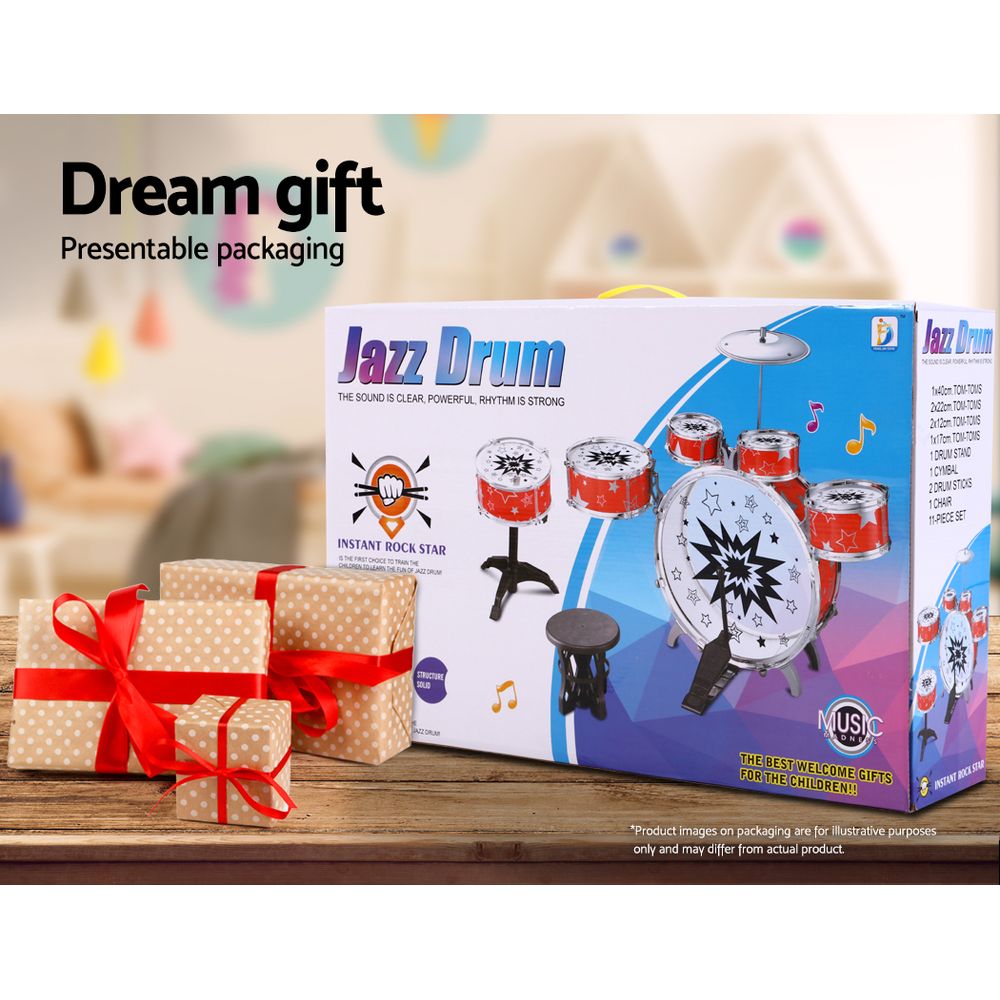 Keezi 11 Piece Kids Drum Set — product image 6