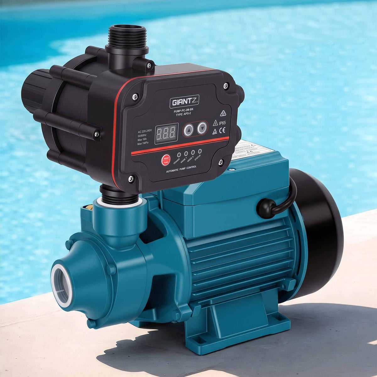 Giantz Peripheral Water Pump Auto Controller Booster Garden Irrigation 0.5HP — product photo 12 of 12