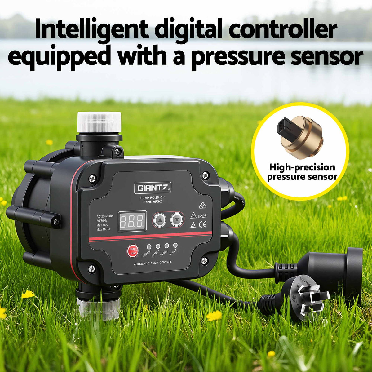 Giantz Peripheral Water Pump Auto Controller Cast Iron Garden Irrigation 1HP — product photo 4 of 11