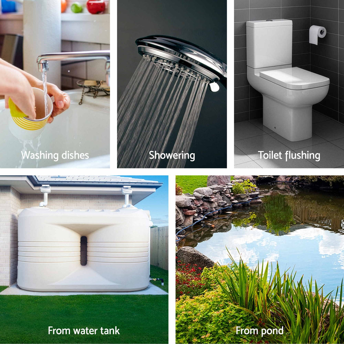 Giantz Peripheral Water Pump Auto Controller Cast Iron Garden Irrigation 1HP — product photo 10 of 11