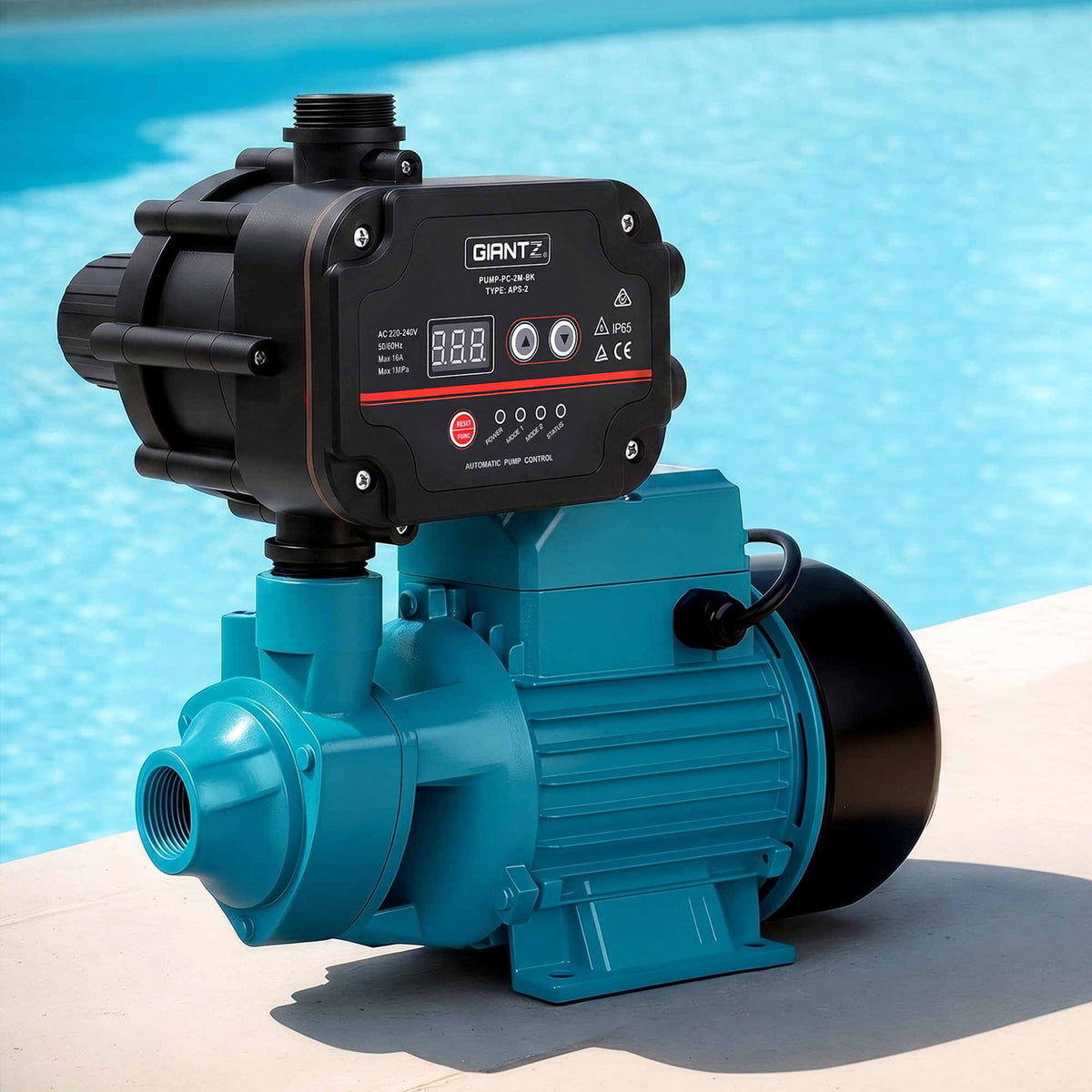 Giantz Peripheral Water Pump Auto Controller Cast Iron Garden Irrigation 1HP — product photo 11 of 11