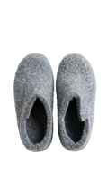 Kids Wool Felt Slippers – Handmade 100% NZ Wool Children's House Shoes | Neutral Tones
