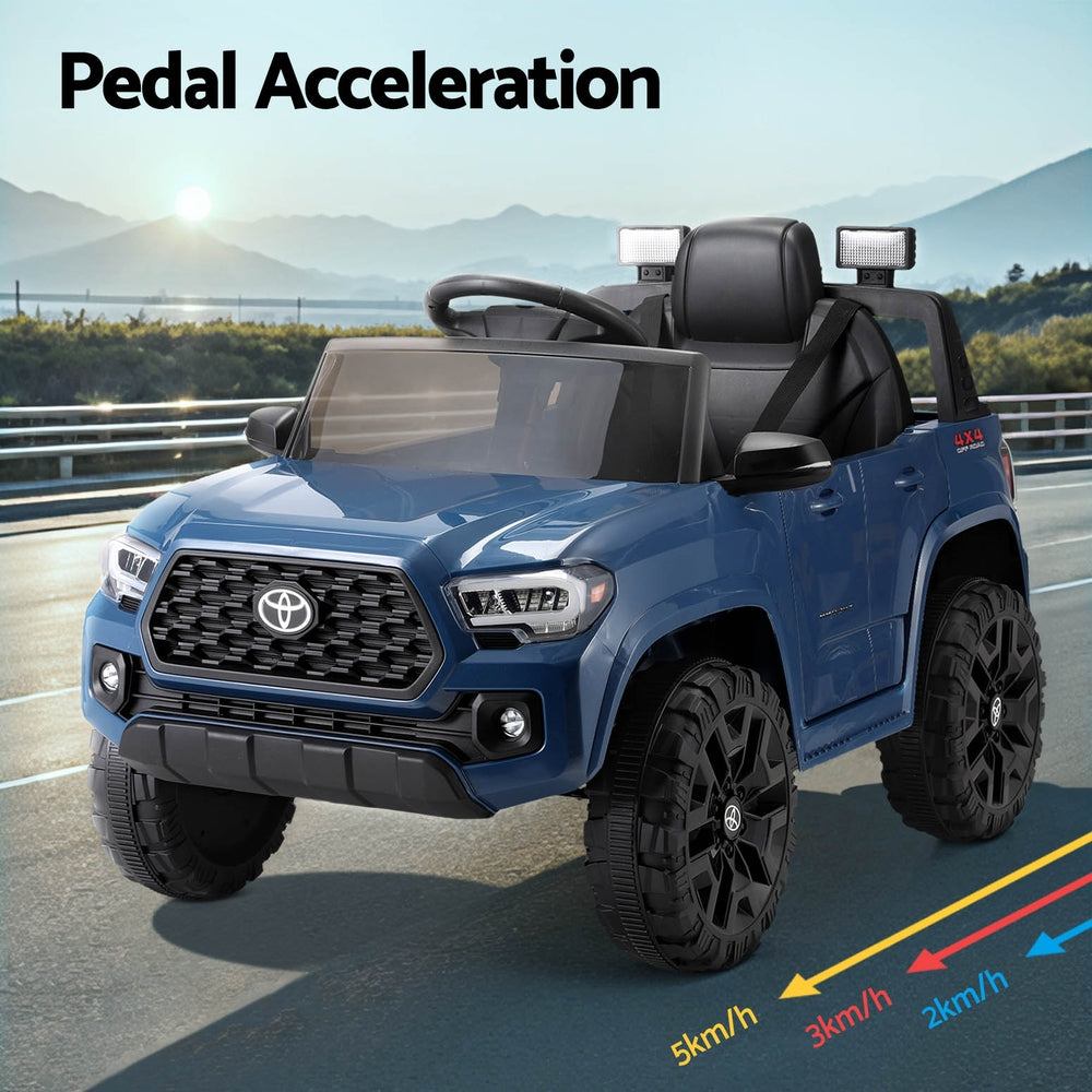 Kids Electric Ride On Car Toyota Tacoma Off Road Jeep Toy Cars Remote 12V Blue — product image 6