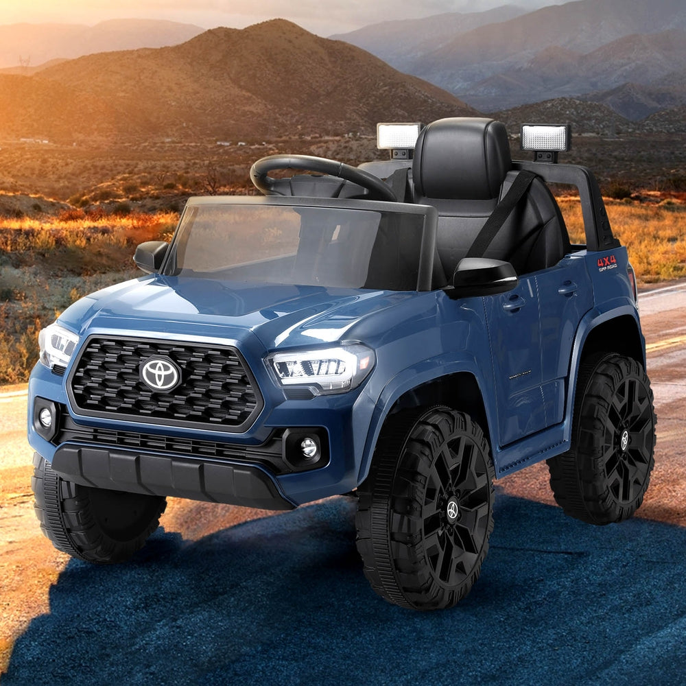 Kids Electric Ride On Car Toyota Tacoma Off Road Jeep Toy Cars Remote 12V Blue — product image 1