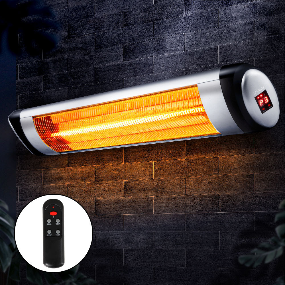 Devanti 2000W Infrared Radiant Heater – RHP-2000R-SI — product image 8
