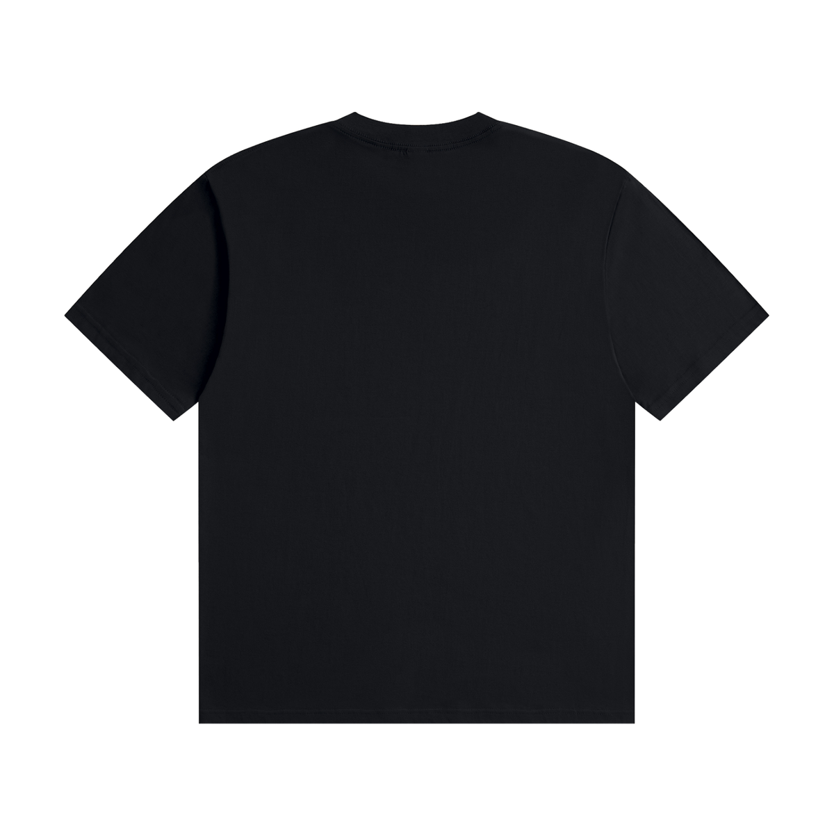 Honey Calm Down Unisex Graphic Cotton T-Shirt - Black back view