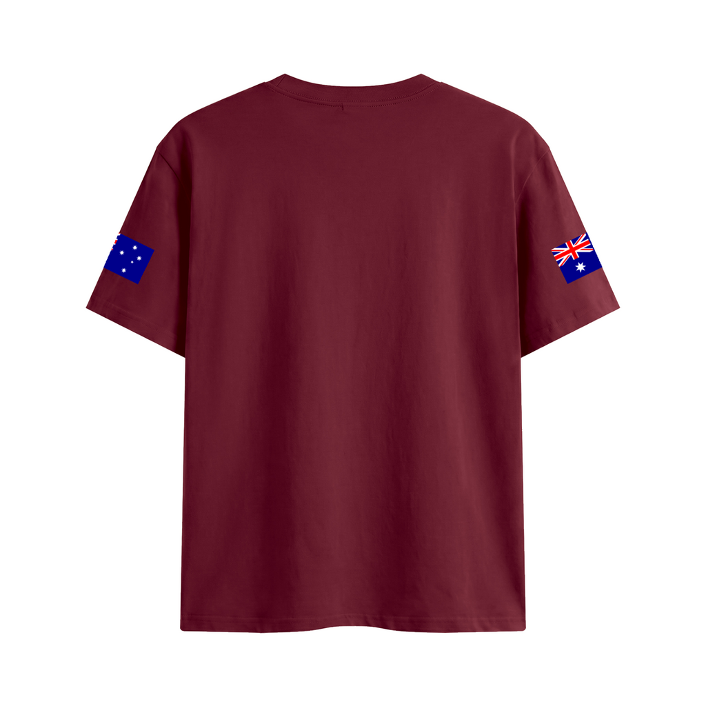 RU0001 Wine Red back mockup