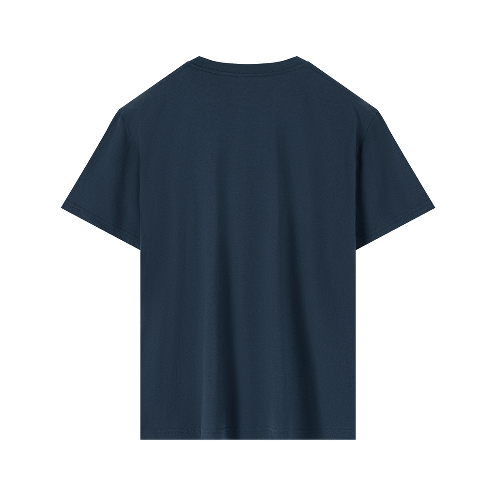 My Superpower Is Invisibility and the Ability to Repulse Any Woman Unisex Graphic T-Shirt - Navy Blue - back mockup