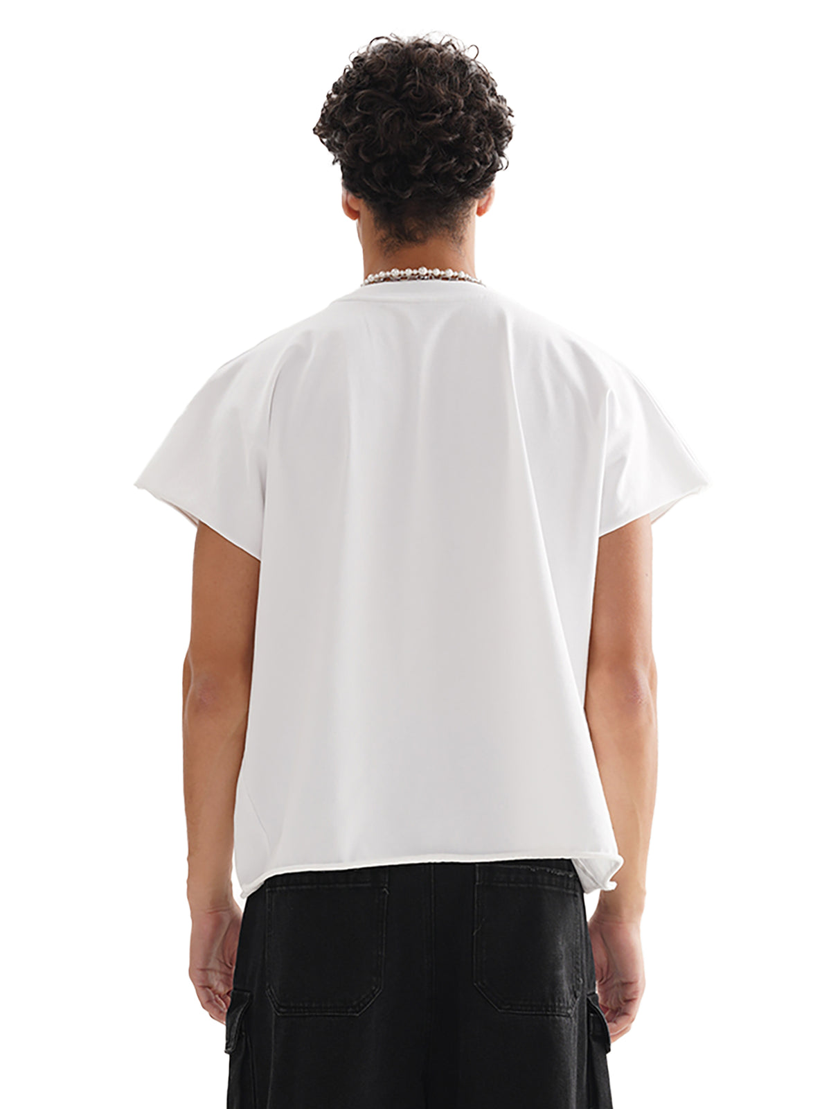 Raw Edge Boxy Non-Shrink T-Shirt gallery image 5