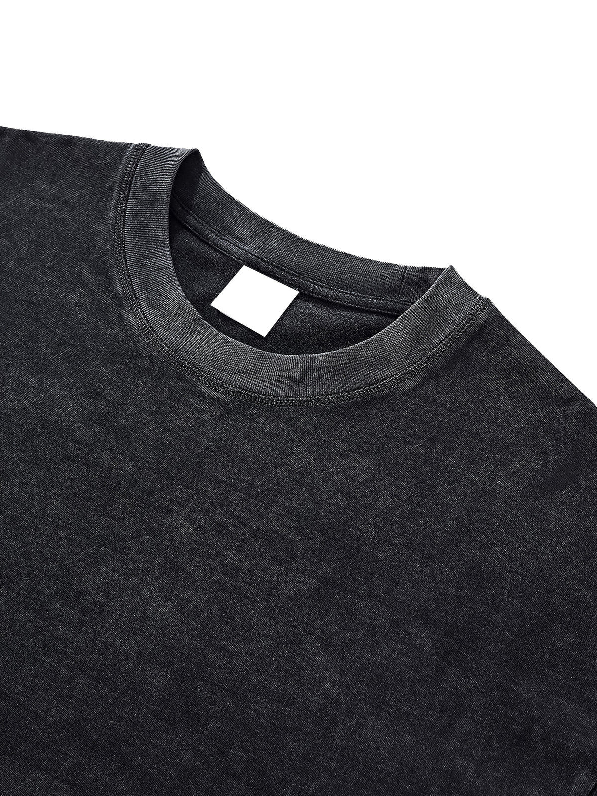Raw Edge Snow Washed Boxy T-Shirt gallery image 13