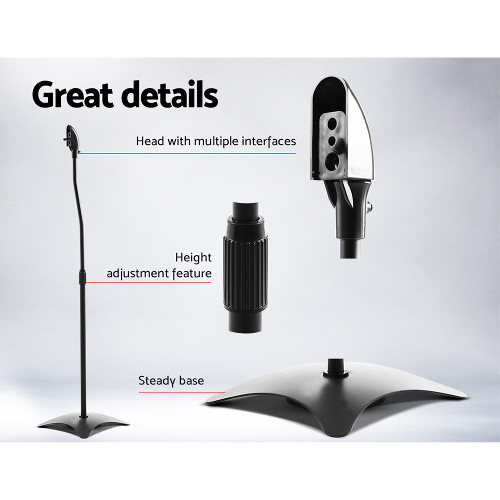 Alpha Speaker Stand 75-112cm Adjustable Height Surround Sound Studio Home 2pcs — product image 5