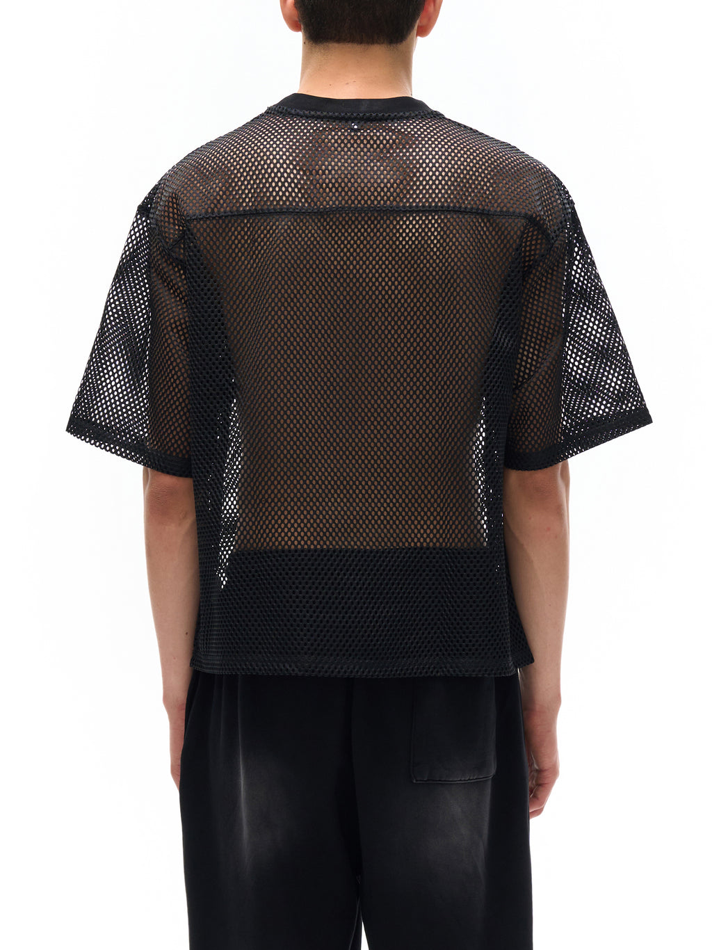 See-through Boxy Net T-Shirt gallery image 5