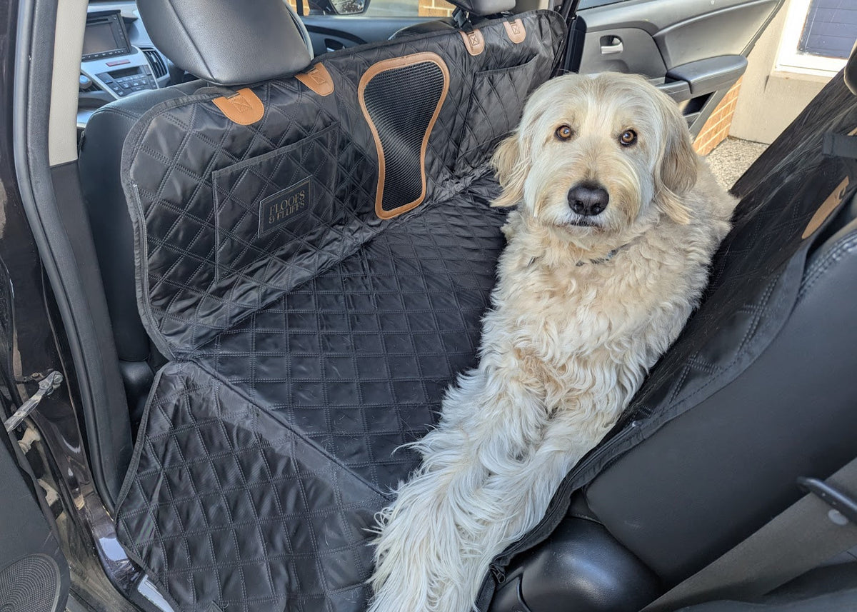 Car Seat Protector for Pets | Heavy Duty Hard-base Waterproof Dog Seat Cover