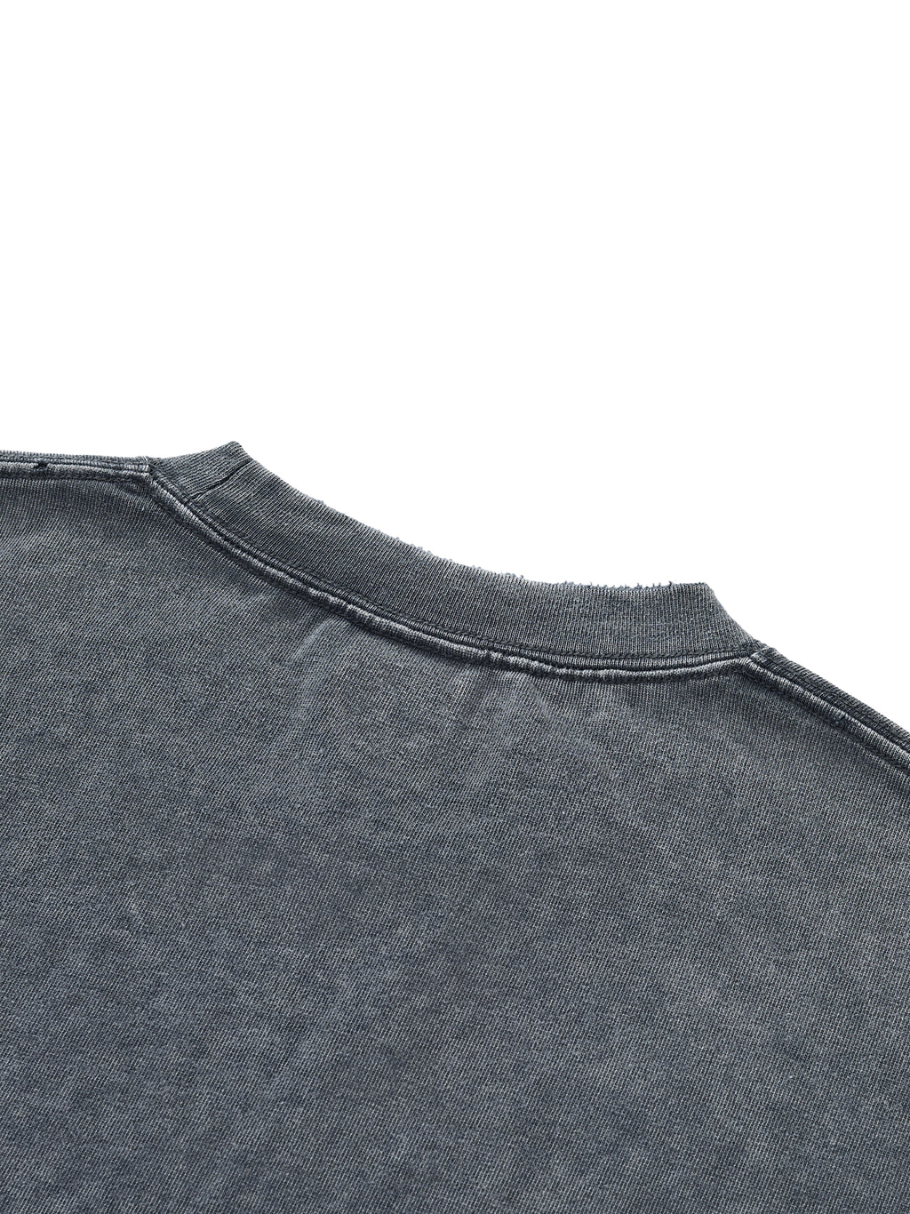 Snow Wash Raw-Hem Boxy T-Shirt – additional product view 17