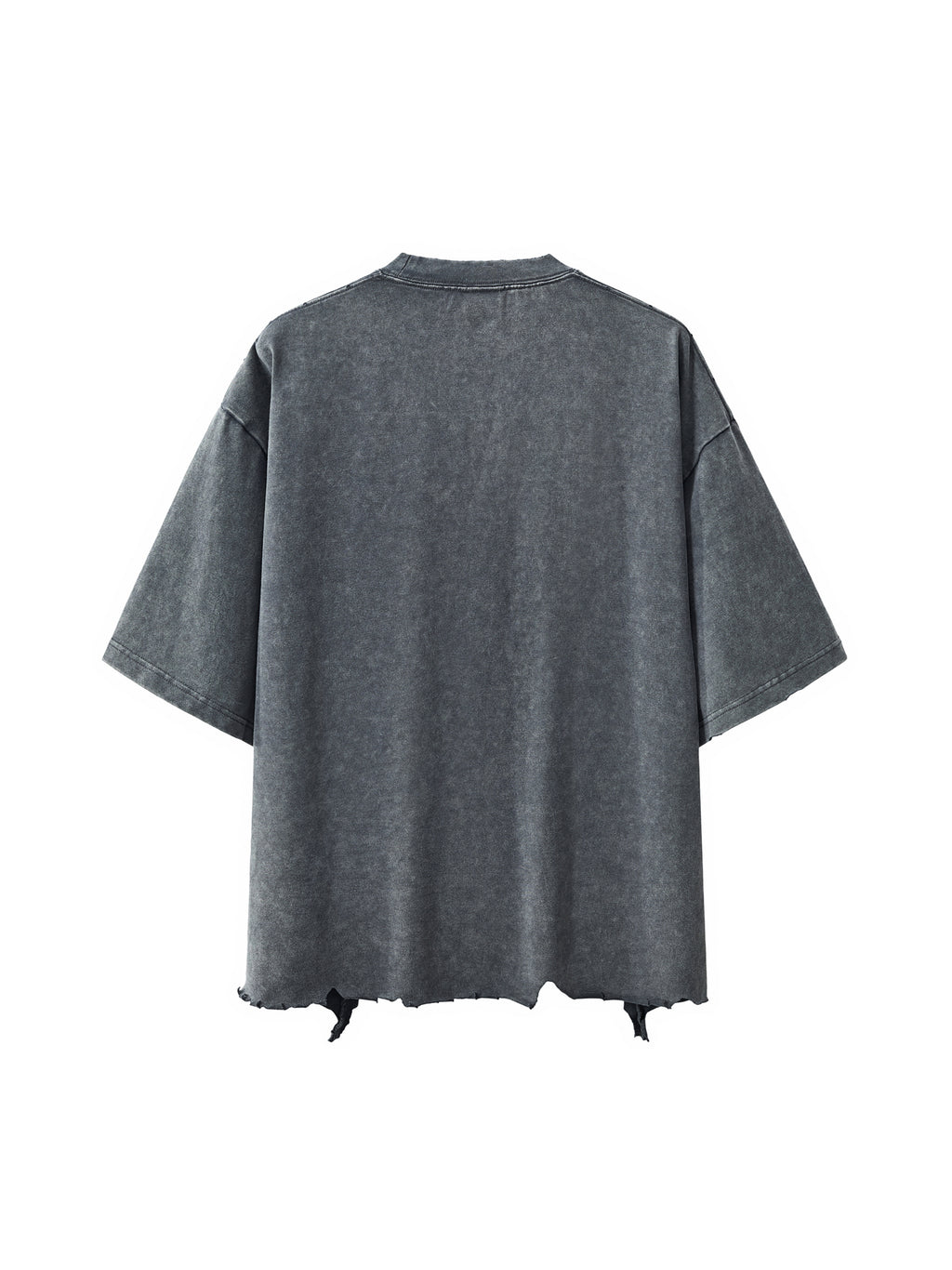 Snow Wash Raw-Hem Boxy T-Shirt – additional product view 11