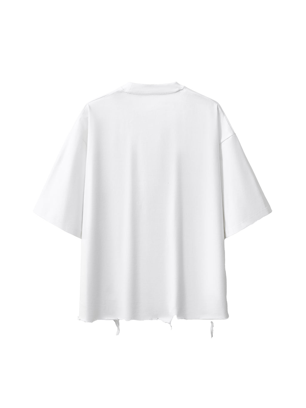 Snow Wash Raw-Hem Boxy T-Shirt – additional product view 12