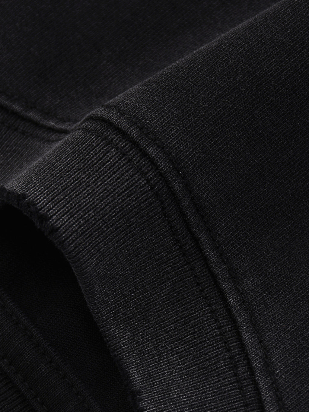 Snow Wash Raw Edge Cotton T-Shirt – additional product view 6