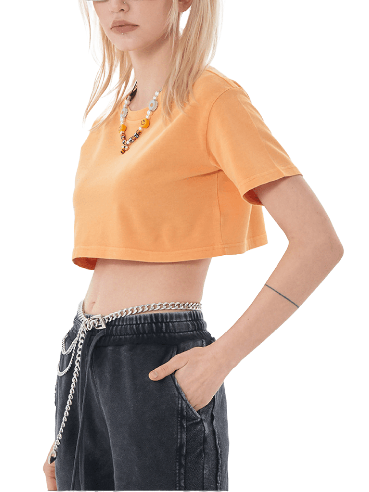 Snow Washed Crop Top – additional product view 5